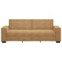 3-seater brown velvet sofa 180 cm by , Sofas - Ref: Foro24-4105037, Price: 263,16 €, Discount: %
