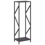 Schwarzer Holzträger 34x25x100 cm aus kaltgewalztem Stahl von , Brennholztaschen und -halter - Ref: Foro24-864323, Preis: 52,...