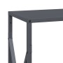 Anthrazit-Holzträger 34x25x70 cm Kaltgewalzter Stahl von , Brennholztaschen und -halter - Ref: Foro24-864321, Preis: 44,42 €,...
