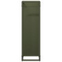Olivengrüner Holzstapel 25x25x80 cm Kaltgewalzter Stahl von , Brennholztaschen und -halter - Ref: Foro24-864266, Preis: 44,01...