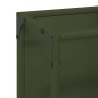 Olivengrüner Holzstapel 25x25x80 cm Kaltgewalzter Stahl von , Brennholztaschen und -halter - Ref: Foro24-864266, Preis: 44,01...