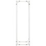 Weißer Holzstapel 25x25x80 cm Kaltgewalzter Stahl von , Brennholztaschen und -halter - Ref: Foro24-864264, Preis: 44,01 €, Ra...