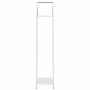 Weißer Holzstapel 40x25x120 cm Kaltgewalzter Stahl von , Brennholztaschen und -halter - Ref: Foro24-864300, Preis: 51,22 €, R...