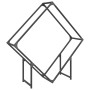 Schwarzer Holzstapel 100x25x100 cm Kaltgewalzter Stahl von , Brennholztaschen und -halter - Ref: Foro24-864287, Preis: 36,86 ...