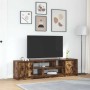 TV-Möbel aus geräucherter Eiche 188,5x41x50 cm, Ingenieurholz von , TV-Möbel - Ref: Foro24-3328421, Preis: 138,13 €, Rabatt: %