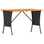 Set de sofás de jardín con cojines 3 pzas ratán sintético negro de , Conjuntos de jardín - Ref: Foro24-3365342, Precio: 367,37 €