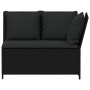 Set de sofás de jardín con cojines 3 pzas ratán sintético negro de , Conjuntos de jardín - Ref: Foro24-3365342, Precio: 367,37 €