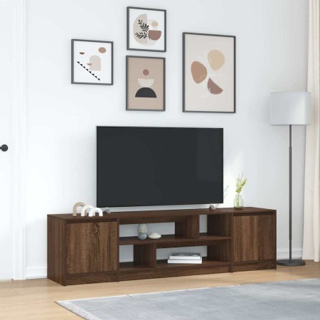 Mueble de TV roble marrón 188,5x41x50 cm madera de ingeniería de , Muebles TV - Ref: Foro24-3328423, Precio: 159,26 €, Descue...
