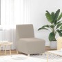 Light gray sofa armchair, 55 cm, curly wool imitation fabric. by , Sofas - Ref: Foro24-4108503, Price: 126,84 €, Discount: %