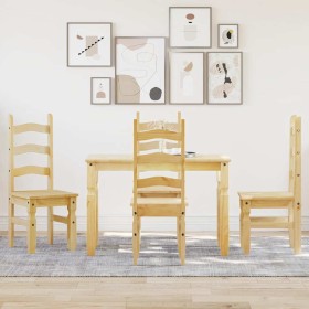 Essgruppe Panama, 5-teilig, aus massivem Kiefernholz. von , Möbelsets für Küchen und Esszimmer - Ref: Foro24-3345197, Preis: ...