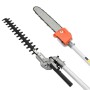 Desbrozadora multifunción 4 en 1 color naranja 52 cc 1,45 kW