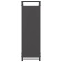 Schwarzer Holzträger 60x28x90 cm Kaltgewalzter Stahl von , Brennholztaschen und -halter - Ref: Foro24-864211, Preis: 60,49 €,...