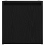 Black wall-mounted bedside table 38x34x40 cm by , Nightstands - Ref: Foro24-861231, Price: 37,89 €, Discount: %