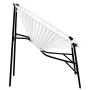 Gartensessel-Set, 3-teilig, aus weißem und schwarzem Kunststoff-Rattan von , Gartenstühle - Ref: Foro24-4009293, Preis: 169,9...