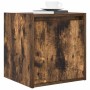 Mesillas de noche de pared 2 uds roble ahumado 38x34x40 cm de , Mesitas de noche - Ref: Foro24-861238, Precio: 63,33 €, Descu...