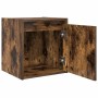 Wandnachttische 2 Stück geräucherter Eichenholz 38x34x40 cm von , Nachttische - Ref: Foro24-861238, Preis: 61,21 €, Rabatt: %