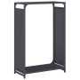Anthrazit-Holzregal 60x28x90 cm Kaltgewalzter Stahl von , Brennholztaschen und -halter - Ref: Foro24-864213, Preis: 62,09 €, ...