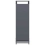 Anthrazit-Holzregal 60x28x90 cm Kaltgewalzter Stahl von , Brennholztaschen und -halter - Ref: Foro24-864213, Preis: 62,09 €, ...