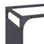 Anthrazit-Holzregal 60x28x90 cm Kaltgewalzter Stahl von , Brennholztaschen und -halter - Ref: Foro24-864213, Preis: 62,09 €, ...