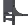 Leñero antracita 60x28x90 cm Acero laminado en frío de , Bolsas y soportes de leña - Ref: Foro24-864213, Precio: 64,44 €