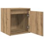 Wand-Nachttische 2 Stück Eiche Handwerker 38x34x40 cm von , Nachttische - Ref: Foro24-861246, Preis: 67,00 €, Rabatt: %