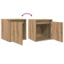 Wand-Nachttische 2 Stück Eiche Handwerker 38x34x40 cm von , Nachttische - Ref: Foro24-861246, Preis: 67,00 €, Rabatt: %