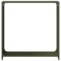 Olive green firewood rack 90x28x90 cm Cold rolled steel by , Firewood bags and holders - Ref: Foro24-864218, Price: 65,30 €, ...
