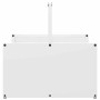 Weißer Holzstapel 40x40x40 cm Kaltgewalzter Stahl von , Brennholztaschen und -halter - Ref: Foro24-864272, Preis: 41,19 €, Ra...