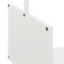 Weißer Holzstapel 40x40x40 cm Kaltgewalzter Stahl von , Brennholztaschen und -halter - Ref: Foro24-864272, Preis: 41,19 €, Ra...