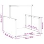 Weißer Holzstapel 40x40x40 cm Kaltgewalzter Stahl von , Brennholztaschen und -halter - Ref: Foro24-864272, Preis: 41,19 €, Ra...