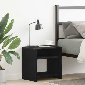 Mesilla de noche roble negro 40x30x40 cm madera de ingeniería de , Mesitas de noche - Ref: Foro24-862363, Precio: 29,68 €, De...