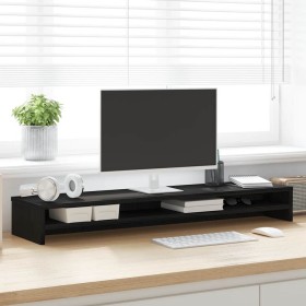 Soporte para monitor de madera de roble negro 100x24x13 cm von , TV-Möbel - Ref: Foro24-862419, Preis: 36,72 €, Rabatt: %