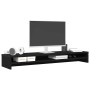 Soporte para monitor de madera de roble negro 100x24x13 cm de , Muebles TV - Ref: Foro24-862419, Precio: 35,95 €, Descuento: %