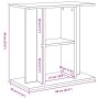 Soporte para acuario de madera de roble negro 60x30x60 cm von , Aquarium unterstützt - Ref: Foro24-862148, Preis: 38,93 €, Ra...