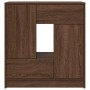 Aparador con cajones y puertas roble marrón 70,5x34x74,5 cm by , Sideboards - Ref: Foro24-861847, Price: 103,85 €, Discount: %
