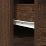 Aparador con cajones y puertas roble marrón 70,5x34x74,5 cm by , Sideboards - Ref: Foro24-861847, Price: 103,85 €, Discount: %