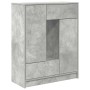 Aparador con cajones y puertas gris hormigón 73x31x90 cm by , Sideboards - Ref: Foro24-861853, Price: 93,69 €, Discount: %