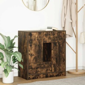 Aparador con cajones y puertas roble ahumado 70,5x34x74,5 cm von , Sideboards - Ref: Foro24-861845, Preis: 93,32 €, Rabatt: %