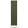 Olivengrüner Holzstapel 25x25x100 cm Kaltgewalzter Stahl von , Brennholztaschen und -halter - Ref: Foro24-864270, Preis: 52,3...