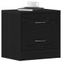 Mesilla de noche roble negro 40x30x40 cm madera de ingeniería de , Mesitas de noche - Ref: Foro24-862004, Precio: 52,26 €, De...