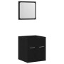 Juego de muebles de baño 2 pzas roble negro Madera ingeniería de , Muebles de baño - Ref: Foro24-862038, Precio: 62,01 €