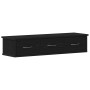 Schwarzer Eichenholz-Wandschrank 88x26x18,5 cm aus Ingenieurholz von , Regale und Regale - Ref: Foro24-861994, Preis: 63,69 €...