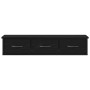 Black oak wall cabinet 88x26x18.5 cm engineered wood by , Shelves and shelves - Ref: Foro24-861994, Price: 65,50 €, Discount: %