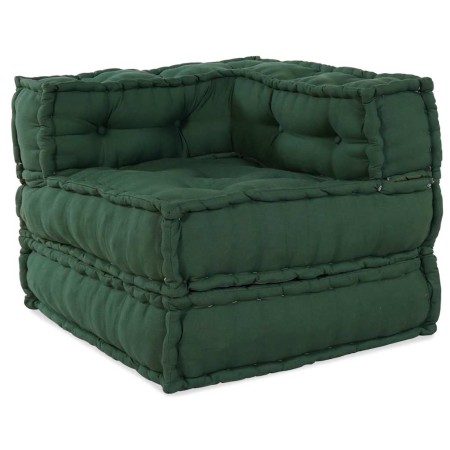 Modulares grünes Stoff-Pouf 70x70x54 von , Kissen für Stühle und Sofas - Ref: Foro24-4019033, Preis: 157,01 €, Rabatt: %
