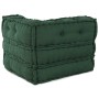 Modulares grünes Stoff-Pouf 70x70x54 von , Kissen für Stühle und Sofas - Ref: Foro24-4019033, Preis: 157,01 €, Rabatt: %