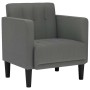 Sessel mit dunkelgrauem Stoffbezug und Armlehnen, 53 cm. von , Sessel - Ref: Foro24-4100544, Preis: 107,79 €, Rabatt: %