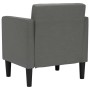 Sessel mit dunkelgrauem Stoffbezug und Armlehnen, 53 cm. von , Sessel - Ref: Foro24-4100544, Preis: 107,79 €, Rabatt: %