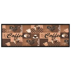 Kaffeebrauner waschbarer Küchenteppich 60x300 cm von vidaXL, Fußmatten - Ref: Foro24-315972, Preis: 60,27 €, Rabatt: %