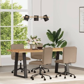 Sillas de comedor 4 unidades cuero sintético color capuchino by , dining chairs - Ref: Foro24-3315693, Price: 234,58 €, Disco...