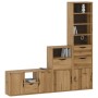 Muebles de TV 4 uds. con almacenaje "ODDA" madera maciza pino von , TV-Möbel - Ref: Foro24-3365380, Preis: 223,64 €, Rabatt: %
